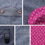 Details Hundemantel Loden grau